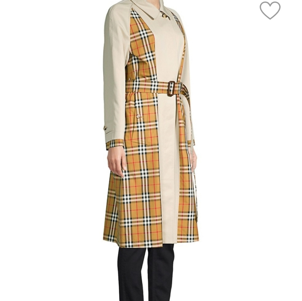 Burberry Guiseley Inside-Out Trench Coat Sz US 2 - Picture 6 of 14